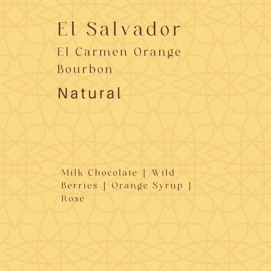 El Salvador - El Carmen Orange Bourbon 薩爾瓦多